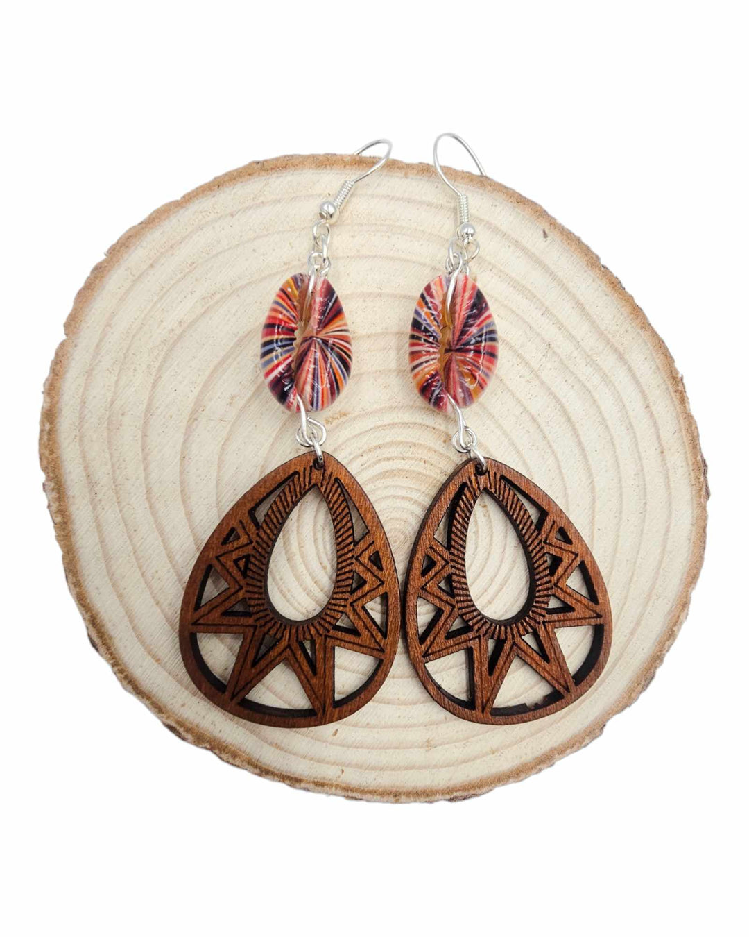 Boucles d'oreilles Cauris