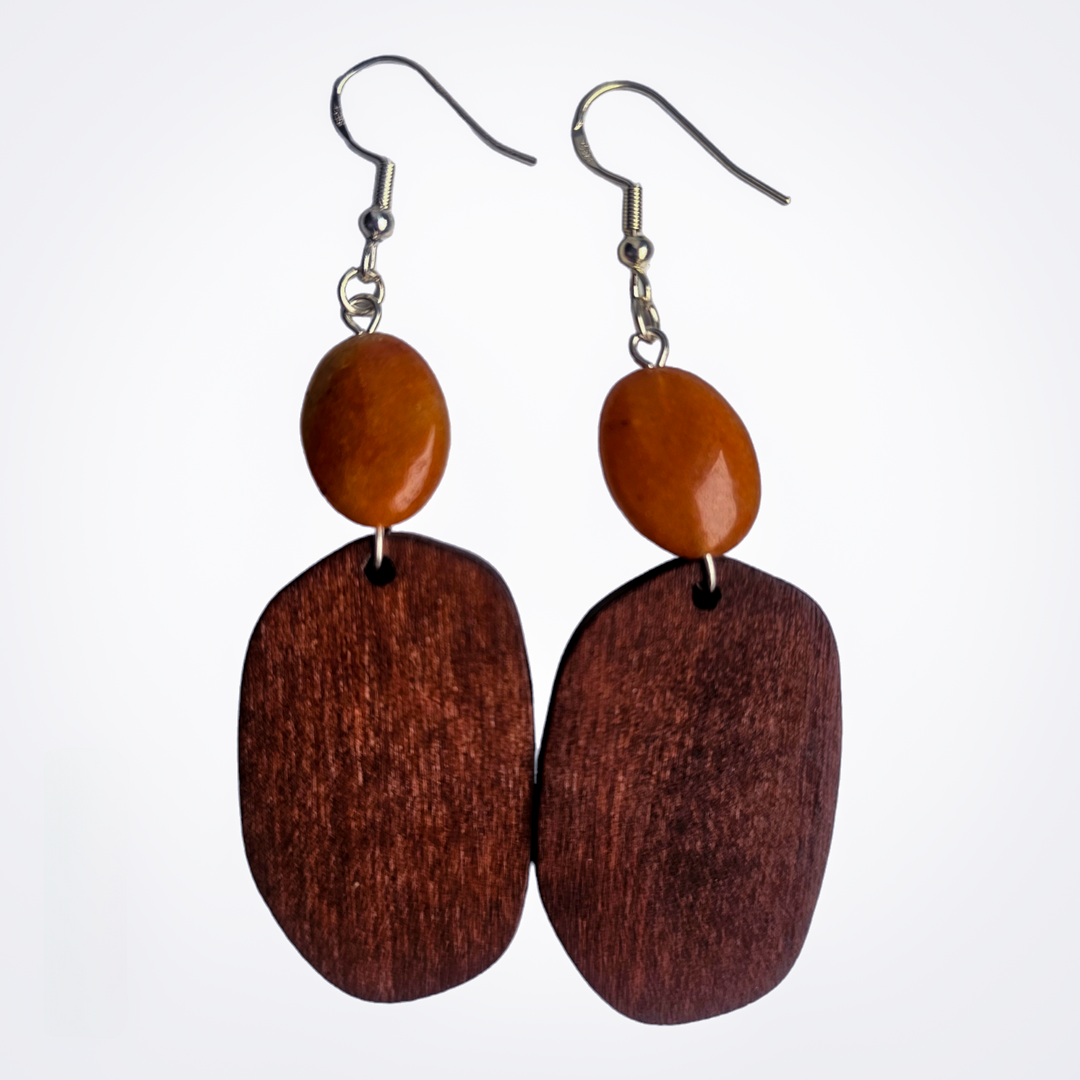 Boucles d'oreilles Nature Boisée