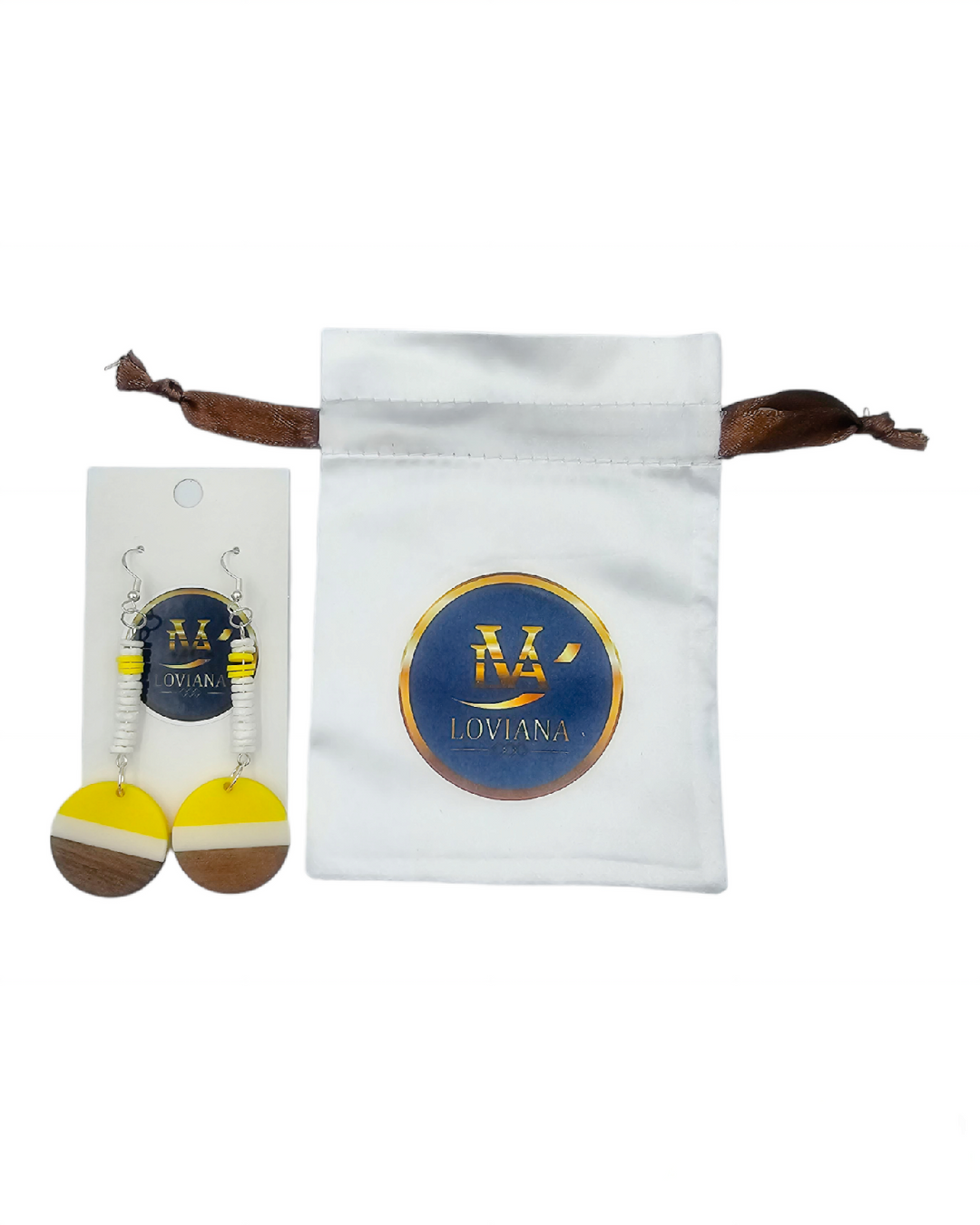 Boucles d´oreilles jaune