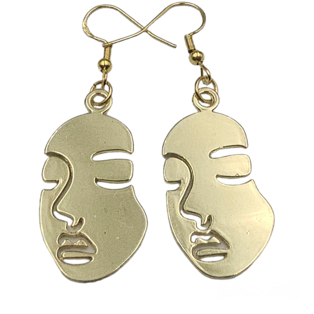 Boucles d'oreilles Femme Africaine