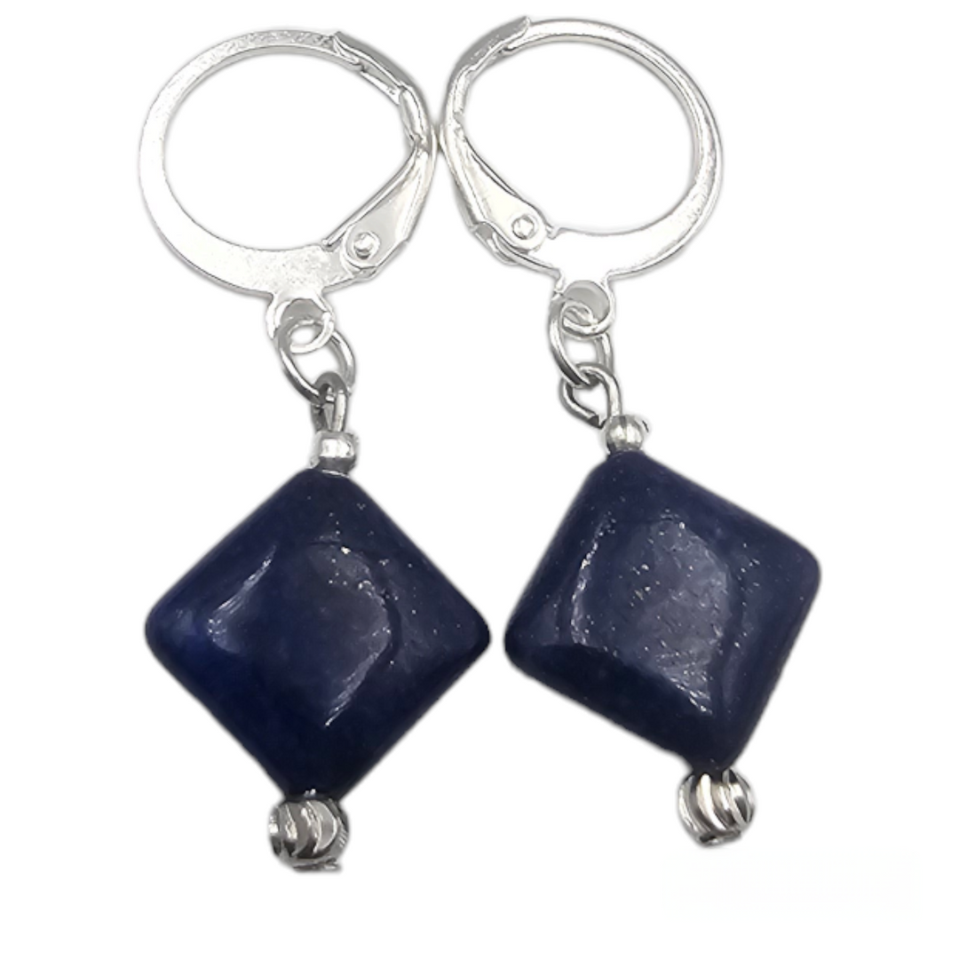 Boucles d'oreilles Lapis