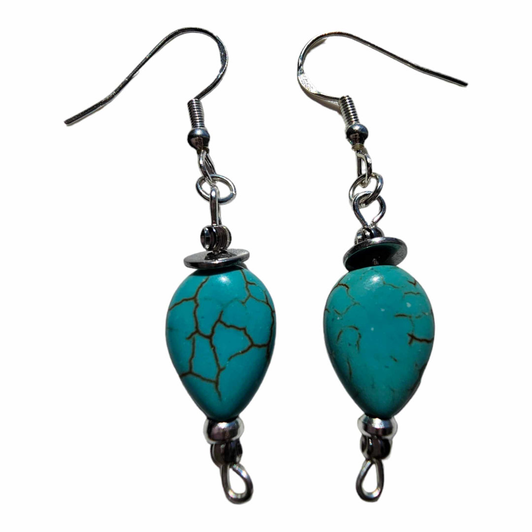 Boucles d'oreilles turquoise