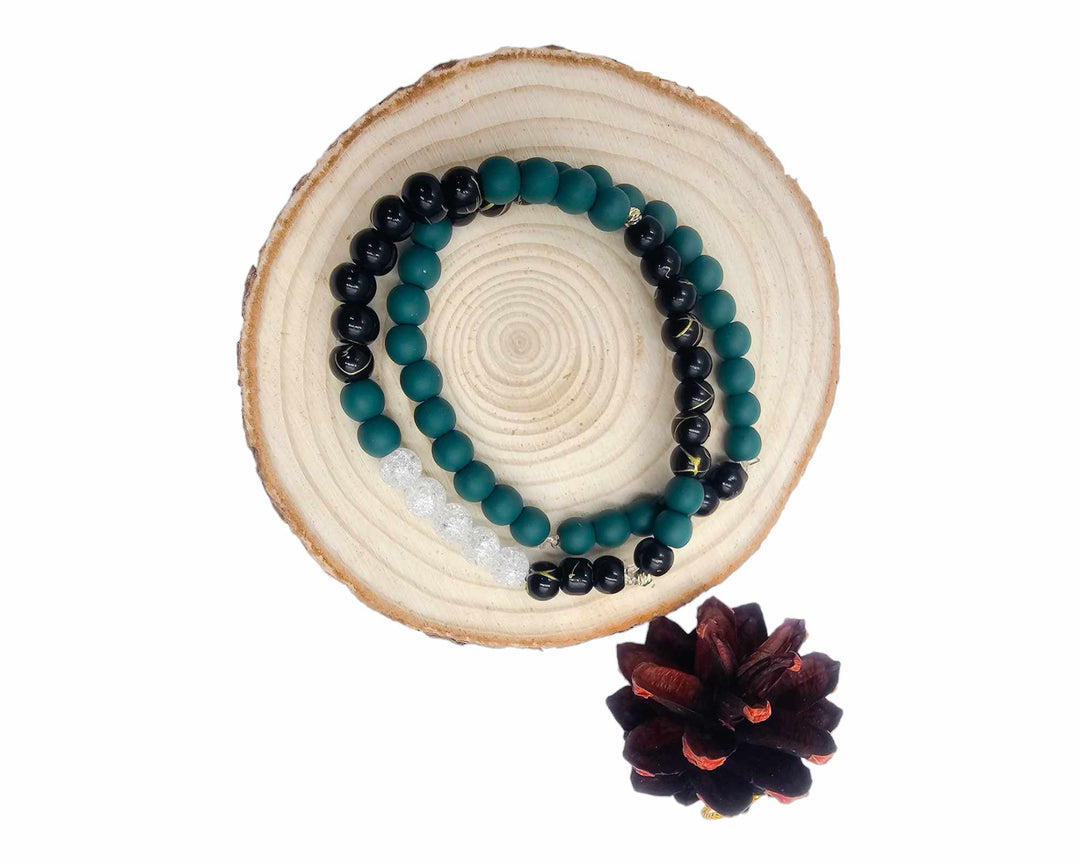 Bracelet vert sapin