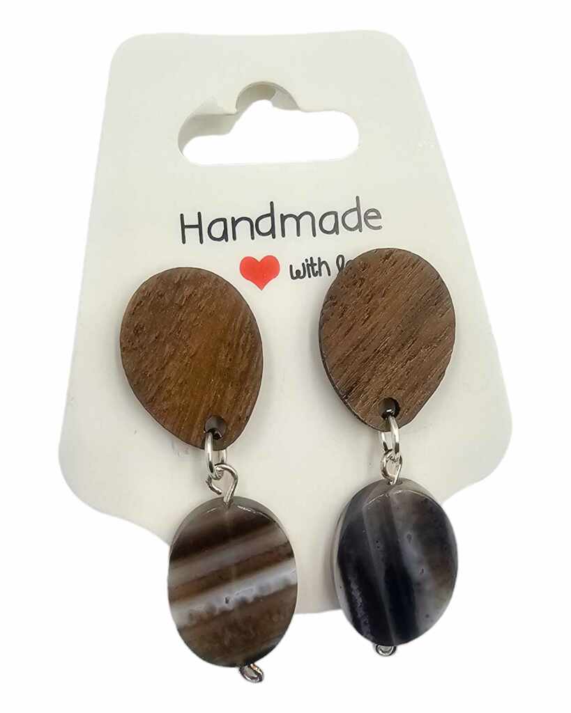 Agate earrings