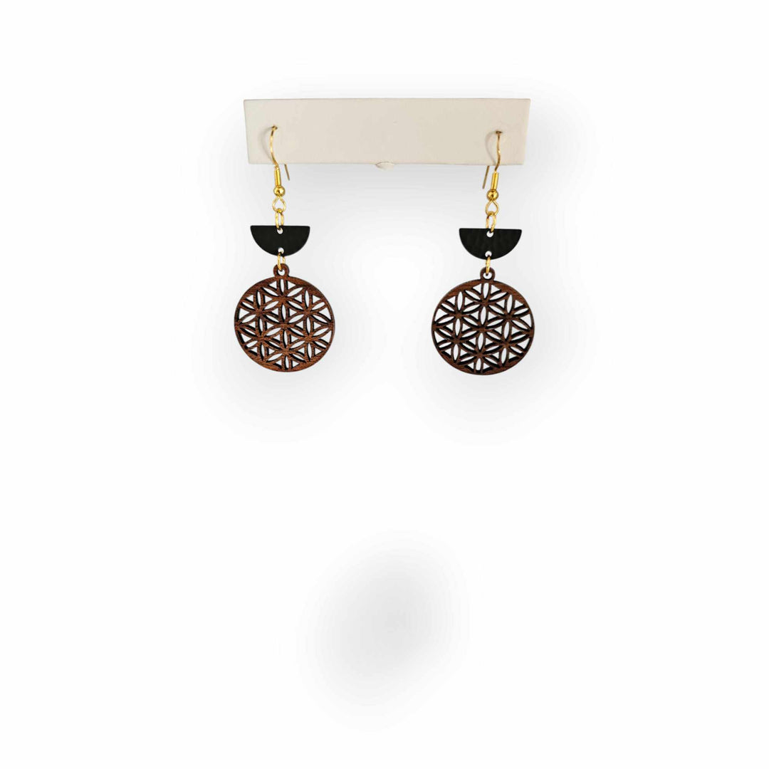 Boucles d'oreilles demi lune