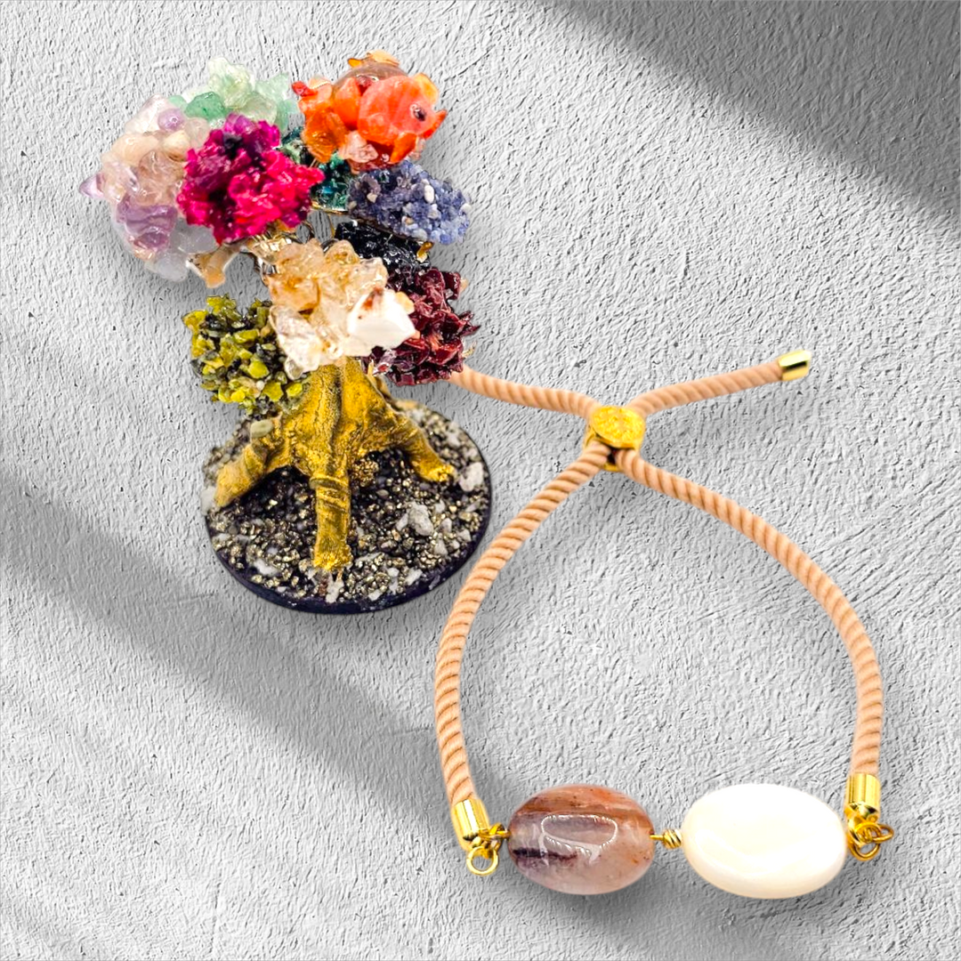 Bracelet ajustable Symphonie de cristal