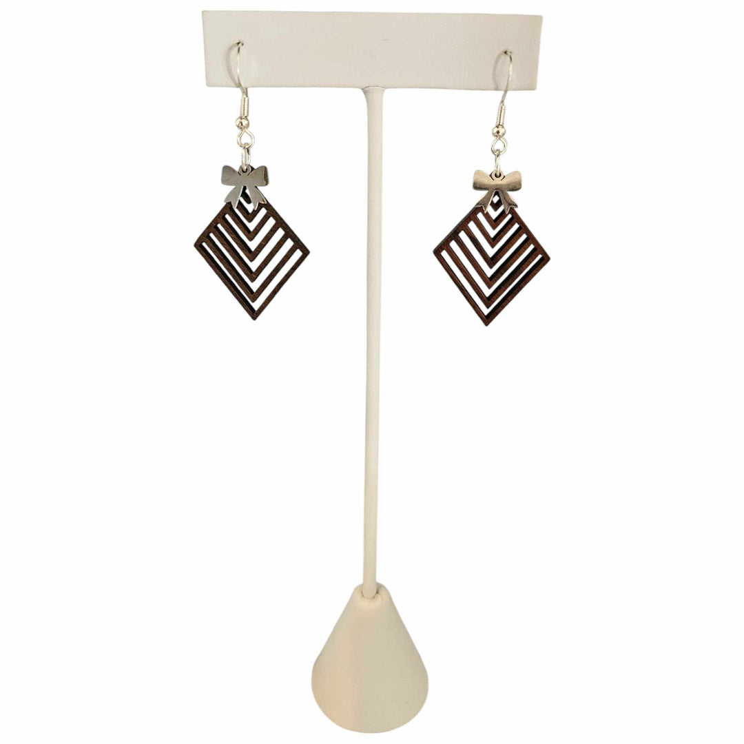 Boucles d'oreilles ruban de fête