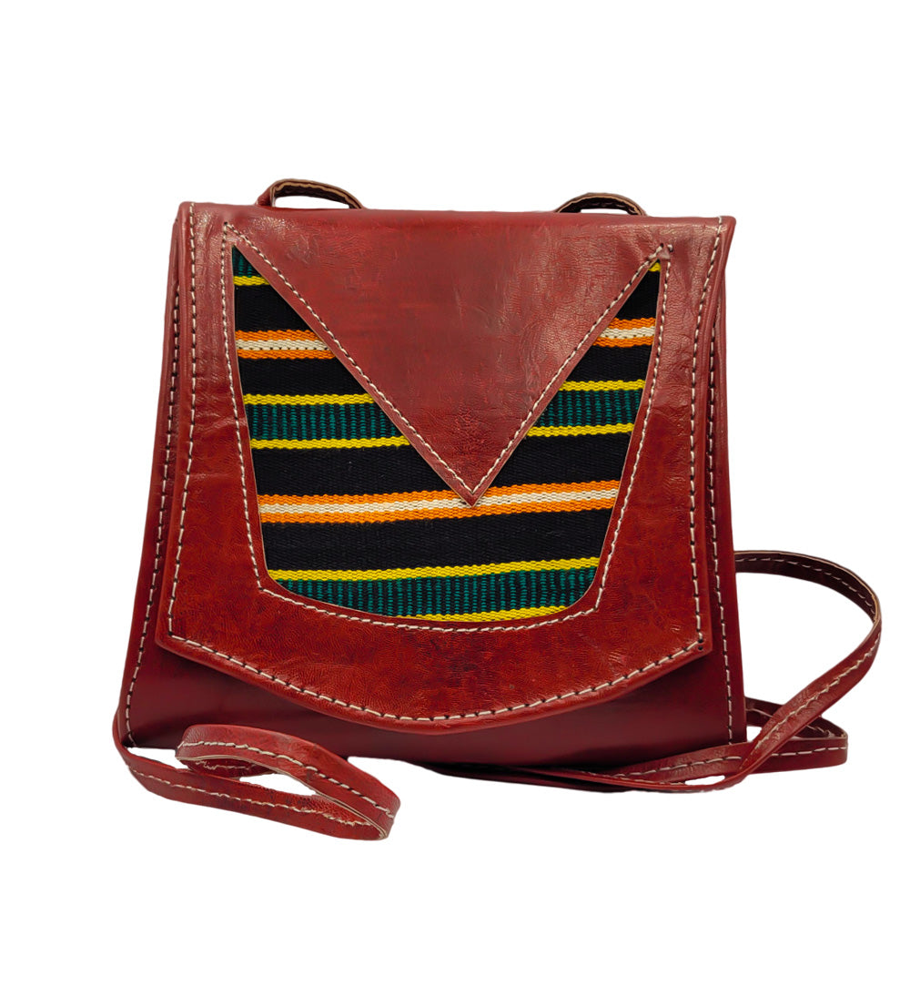 Beautiful leather bag and loincloth