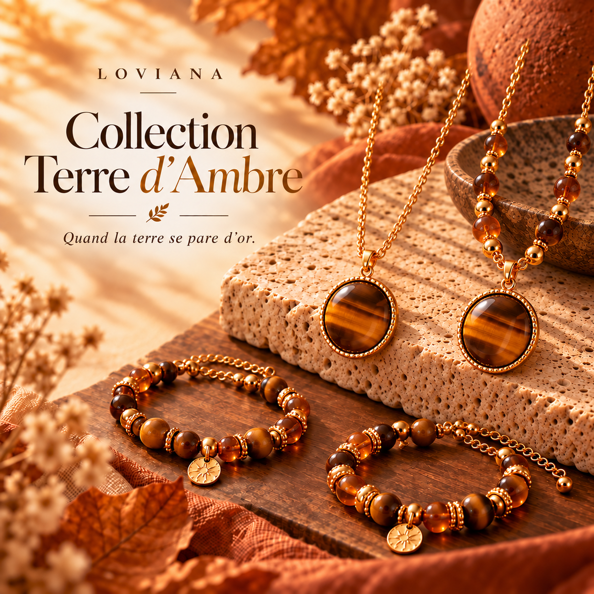 Collection d’Automne Terre d’Ambre