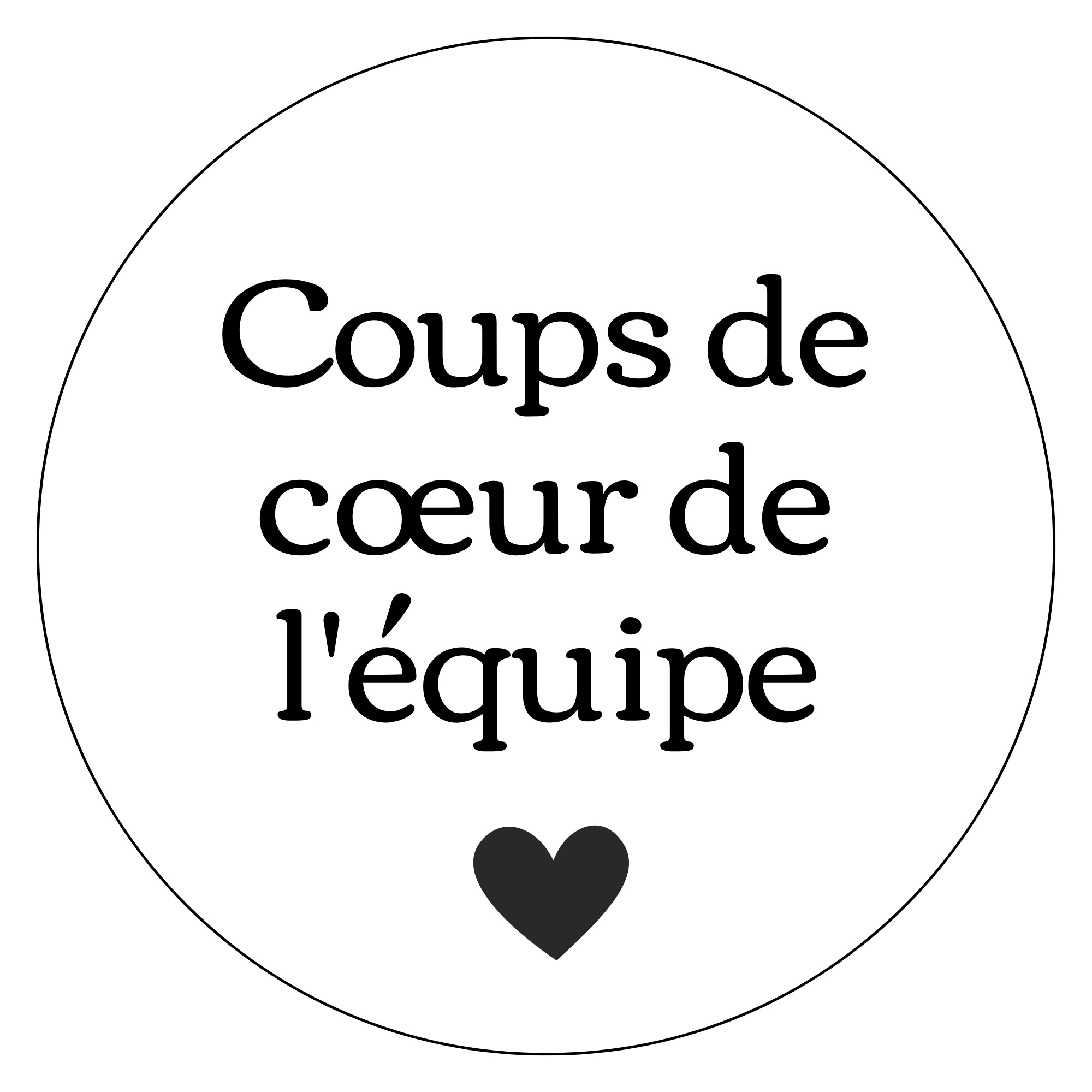 Coups de coeur de l'équipe