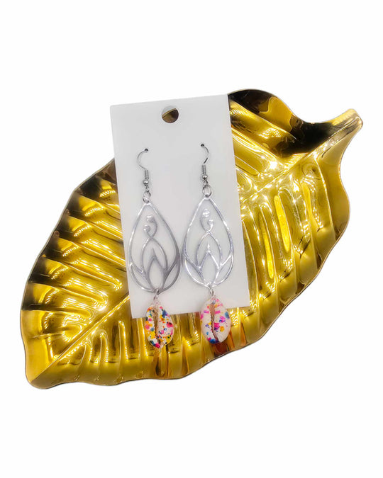 Tree and Cowrie Earrings