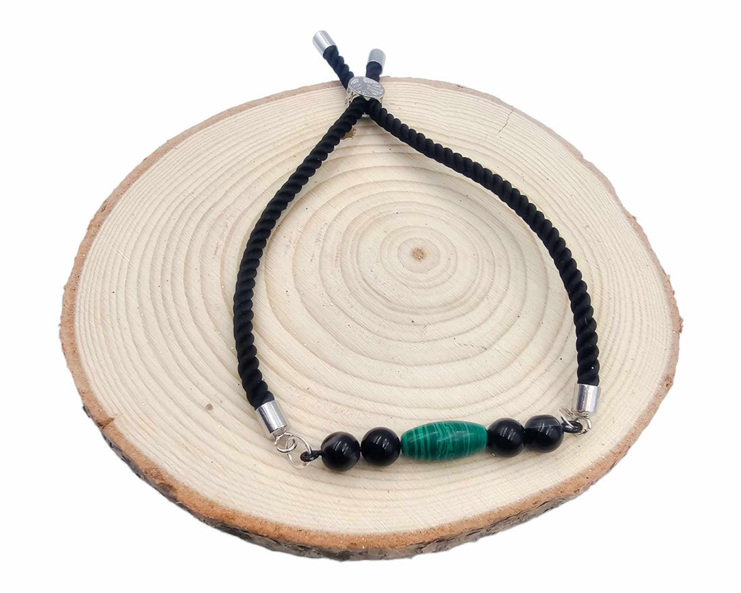 Bracelet ajustable Malachite