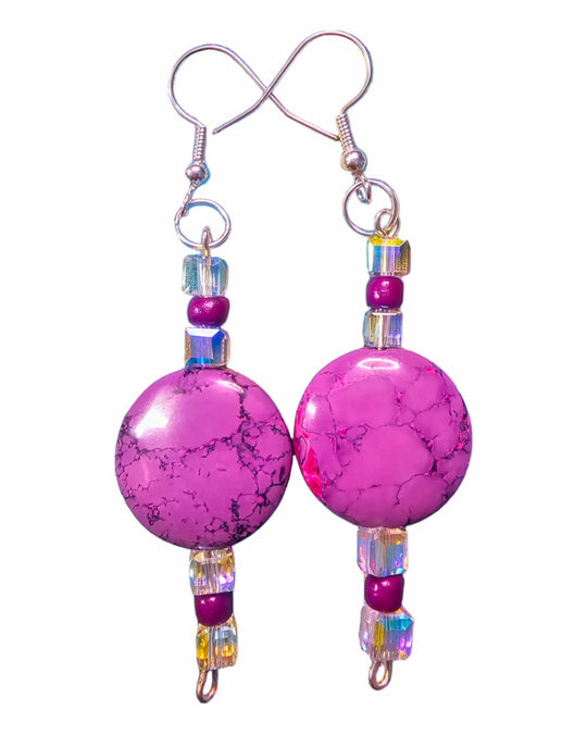 Amethyst earrings