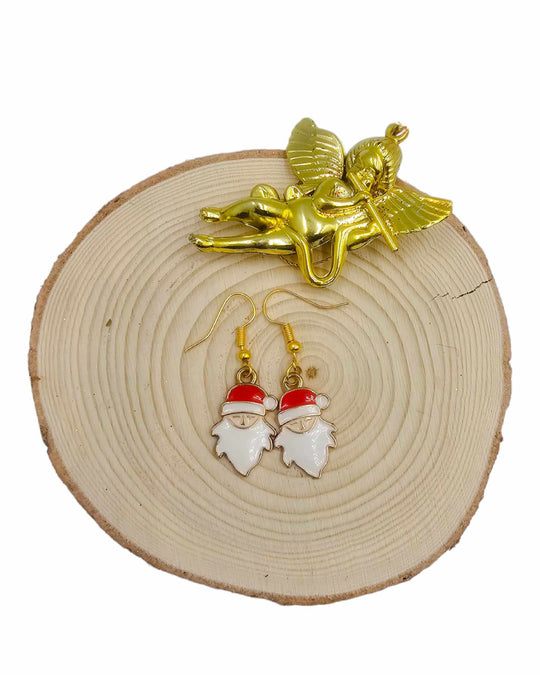 Boucles d'oreilles Père Noël