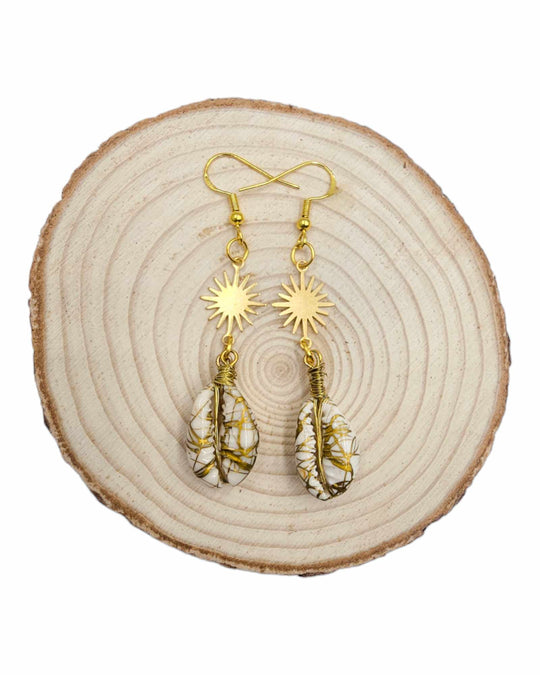Cowrie earrings