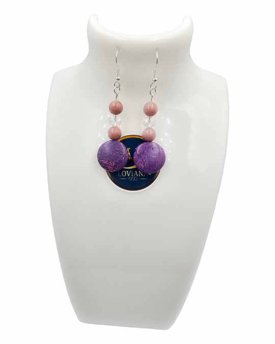 Amethyst earrings