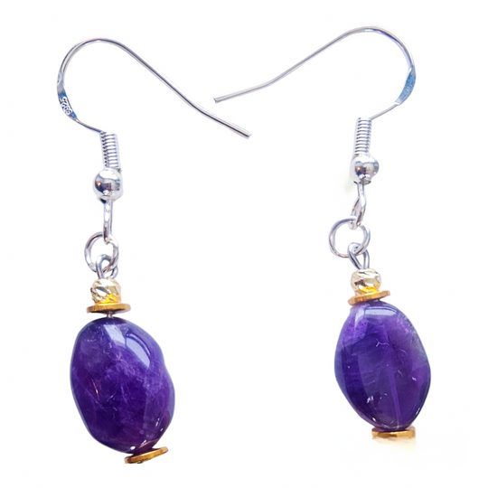 Boucles d'oreilles Améthyste