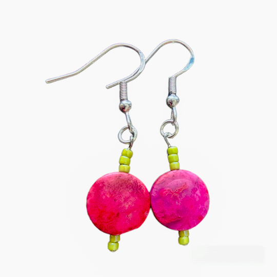 Boucles d'oreilles Crazy Rose
