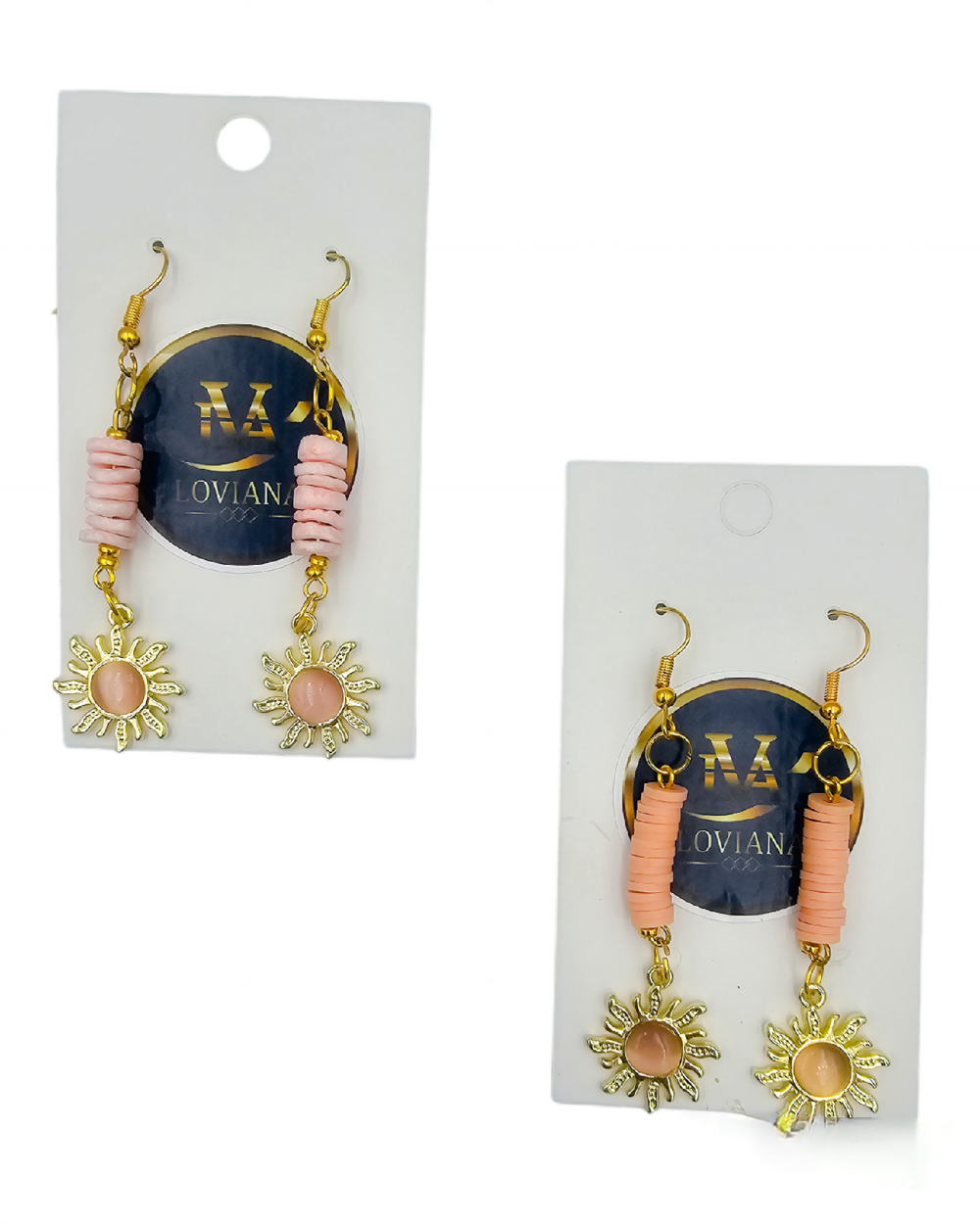 Boucles d´oreilles corail