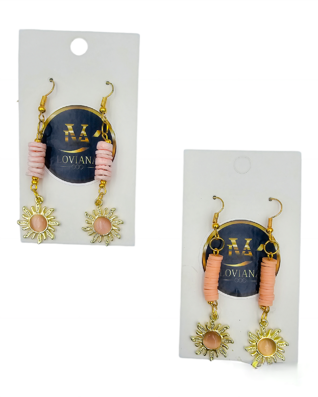 Boucles d´oreilles corail