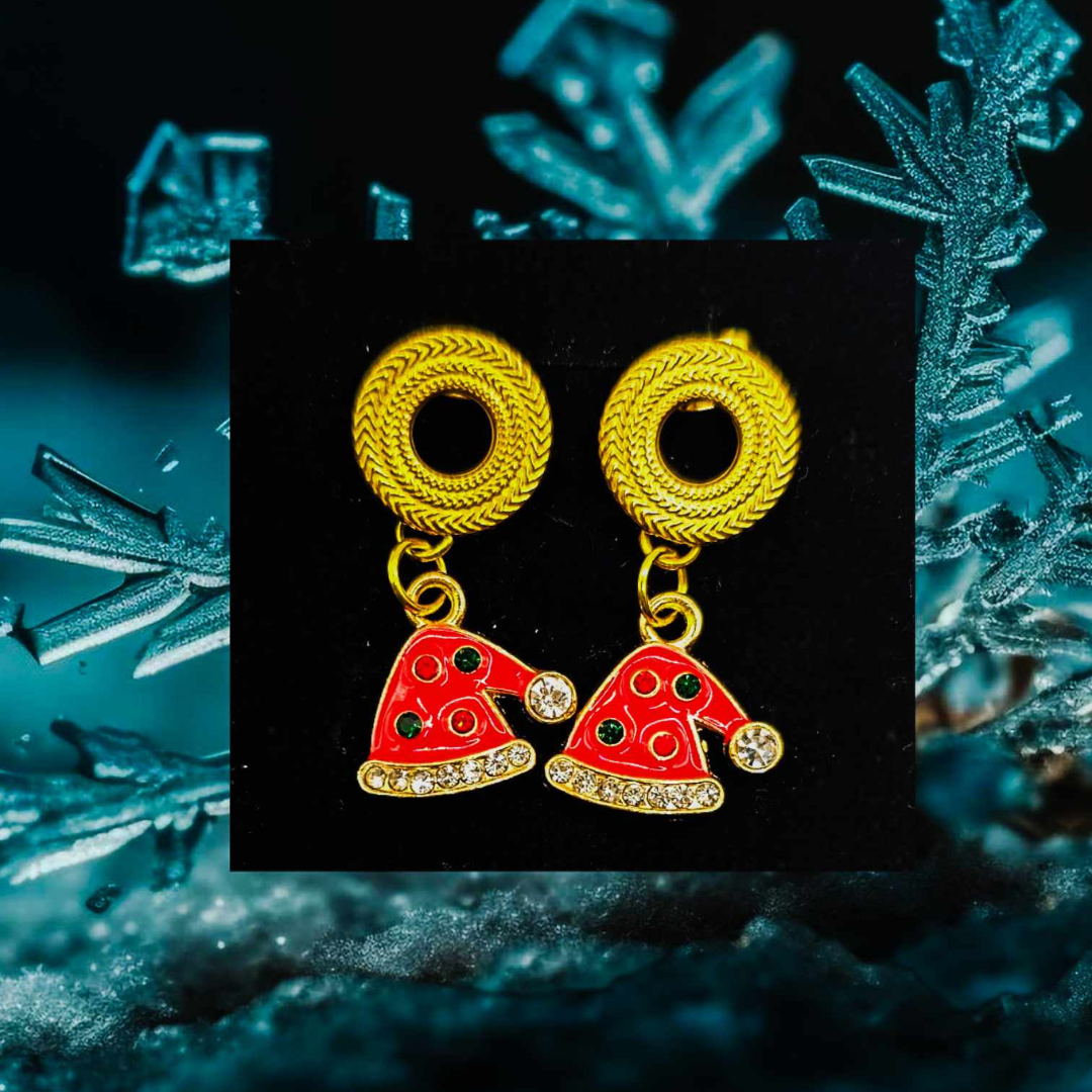 Boucles d'oreilles de Noël