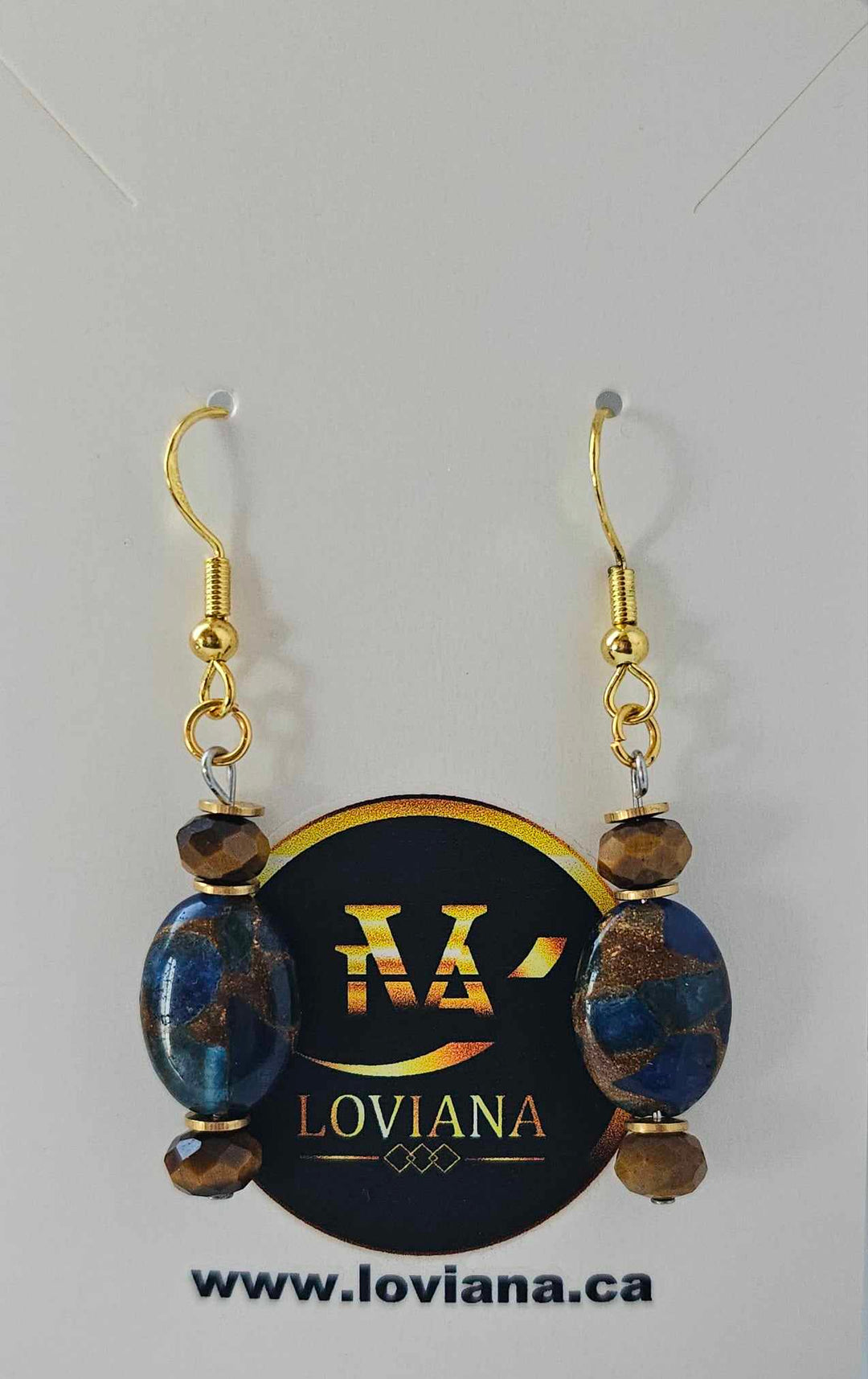 Boucles d'oreilles Ciel de minuit