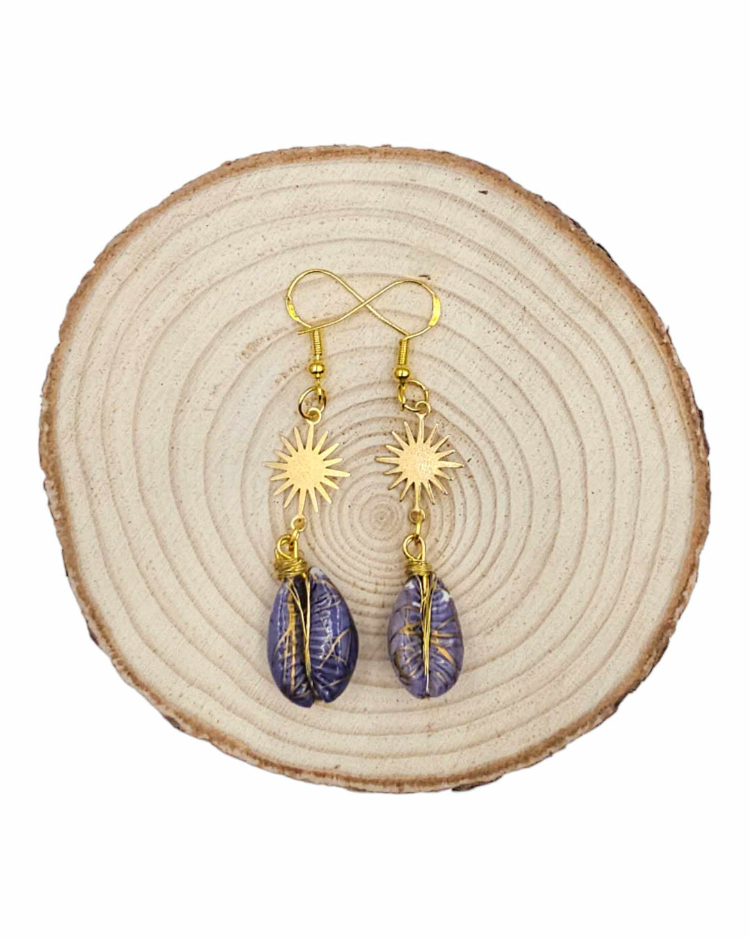 Cowrie earrings