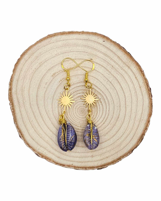 Cowrie earrings