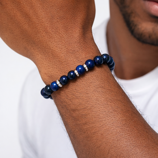 Bracelet Œil de Tigre bleu
