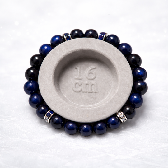 Bracelet Œil de Tigre bleu