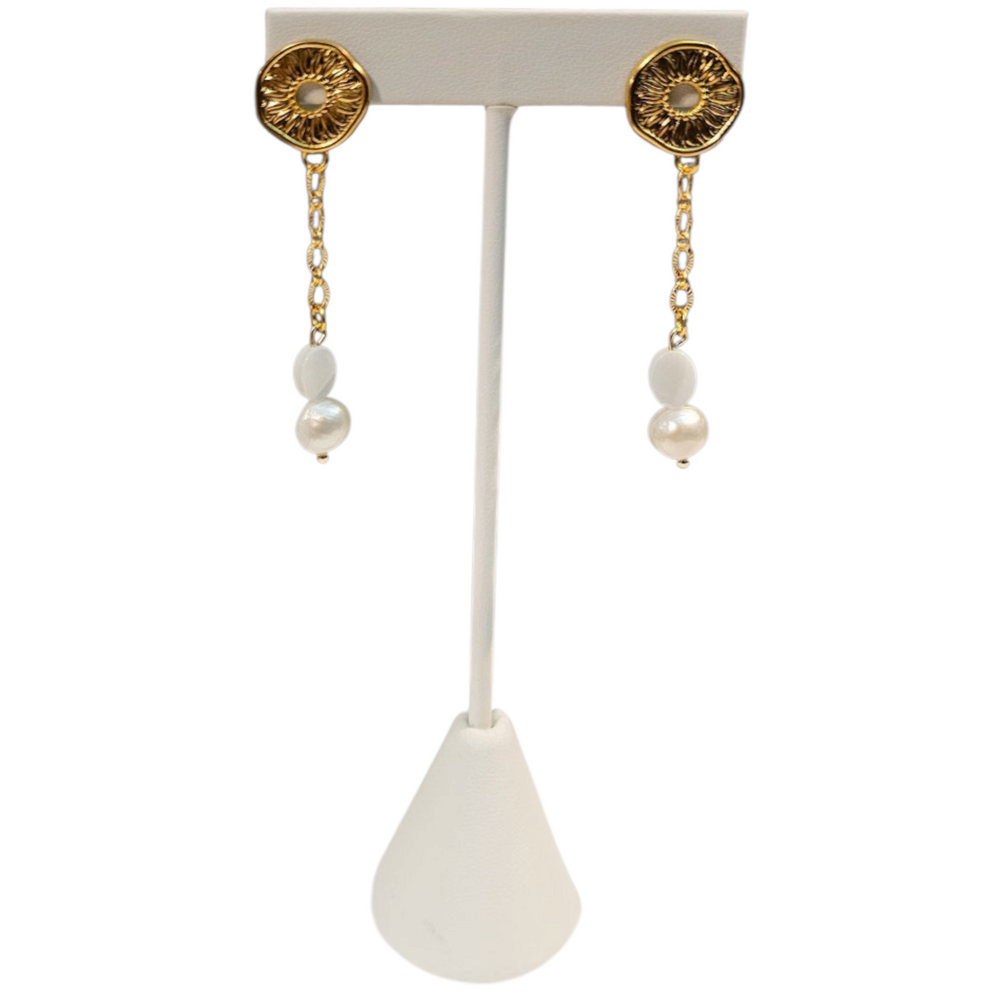Boucles d’oreilles Éclat doré
