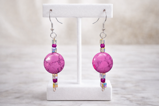 Amethyst earrings