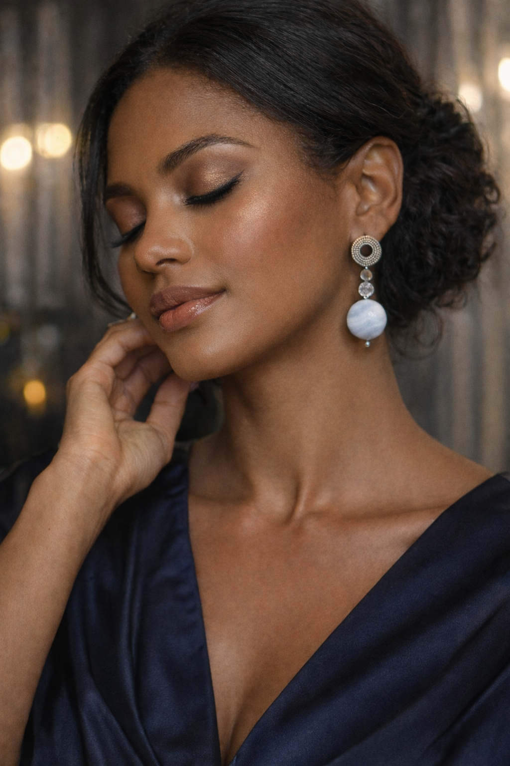 Boucles d’oreilles Luna Céleste