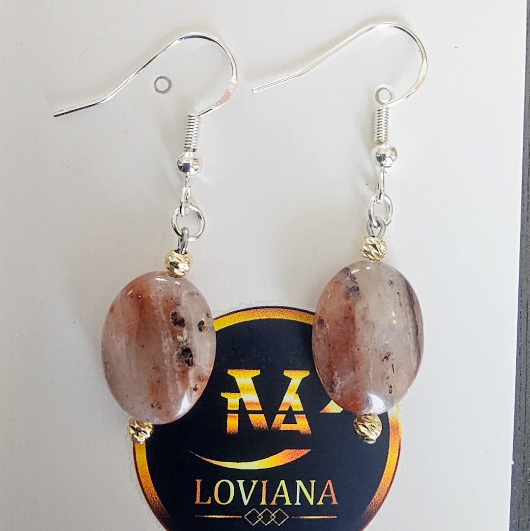 Boucles d'oreilles Agate