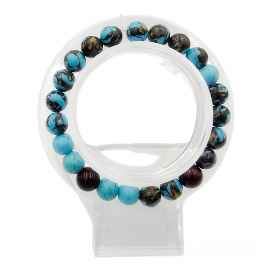 Bracelet en perles turquoise