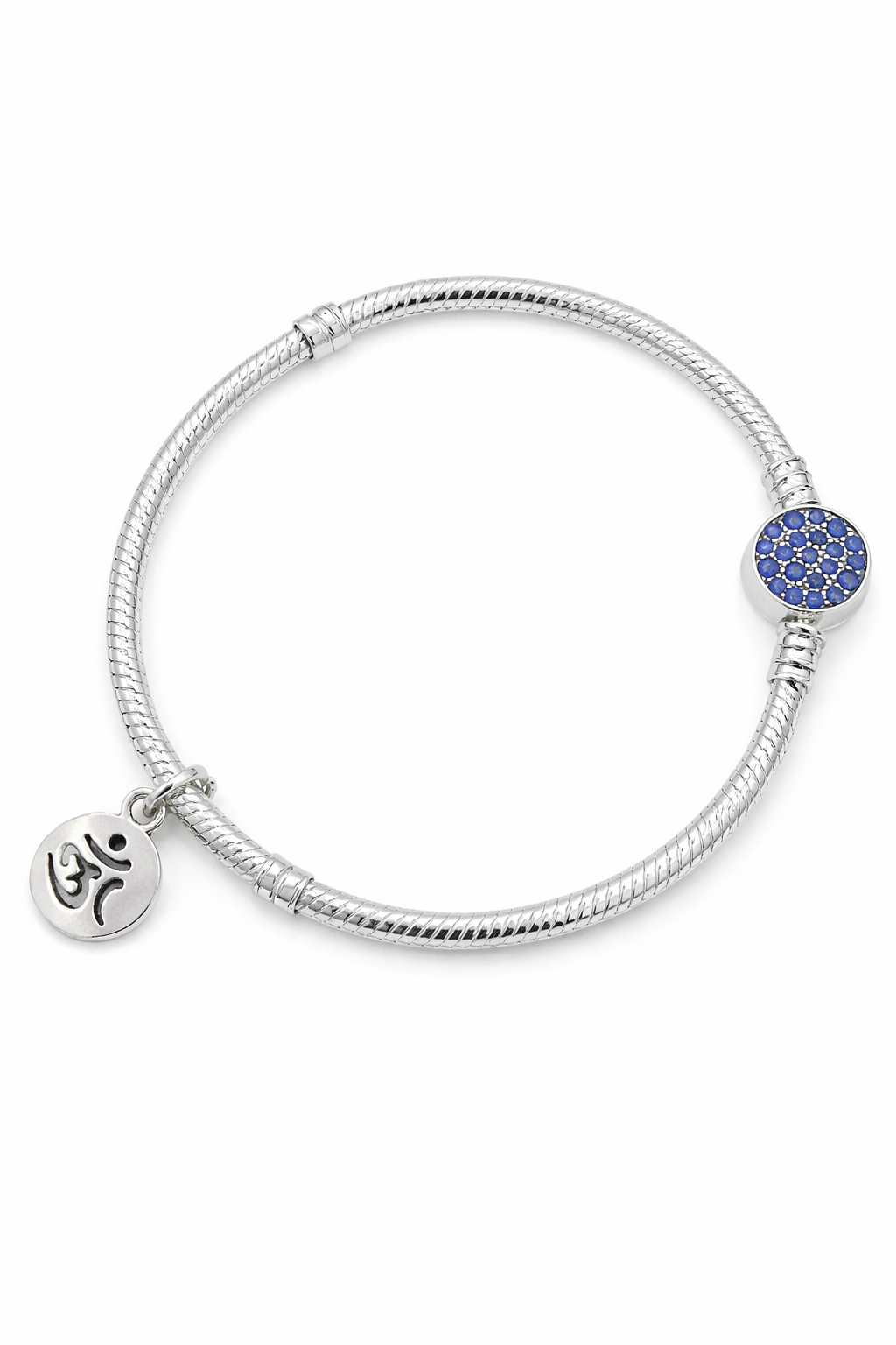 Blue Eye Pandora Style Bracelet