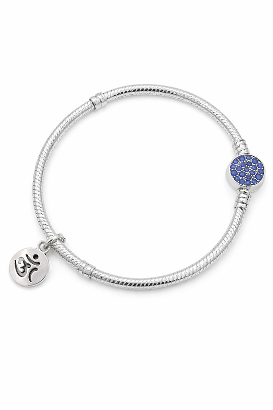 Blue Eye Pandora Style Bracelet