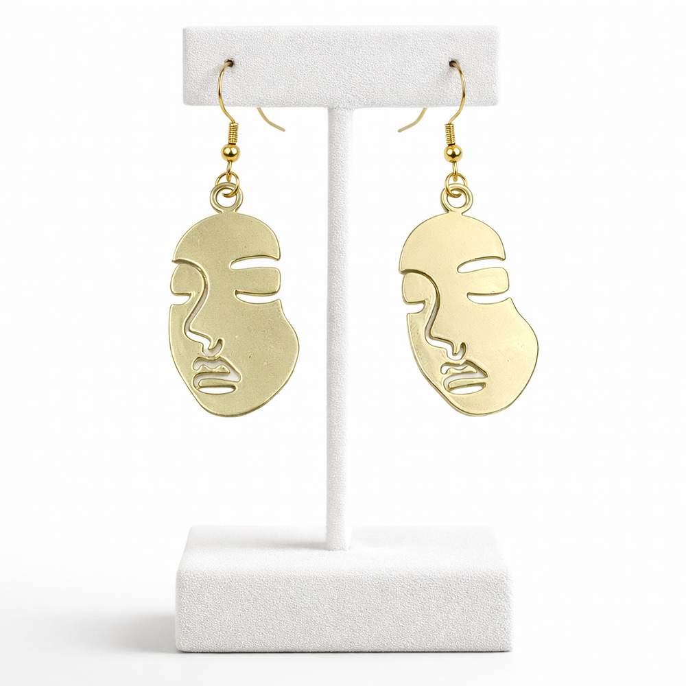Boucles d'oreilles Femme Africaine