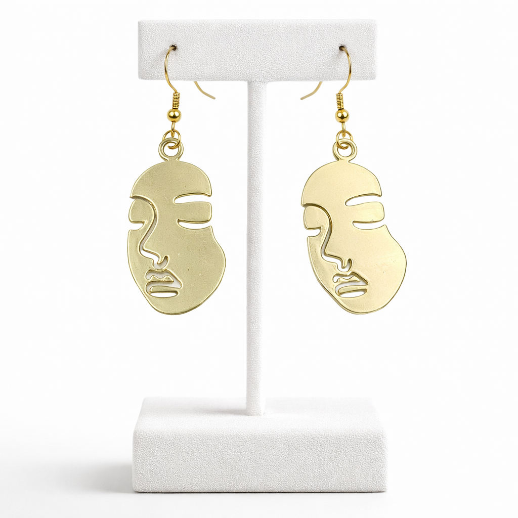 Boucles d'oreilles Femme Africaine
