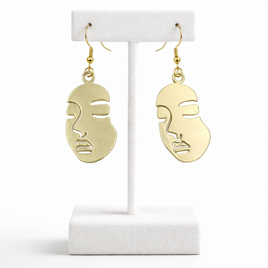 Boucles d'oreilles Femme Africaine