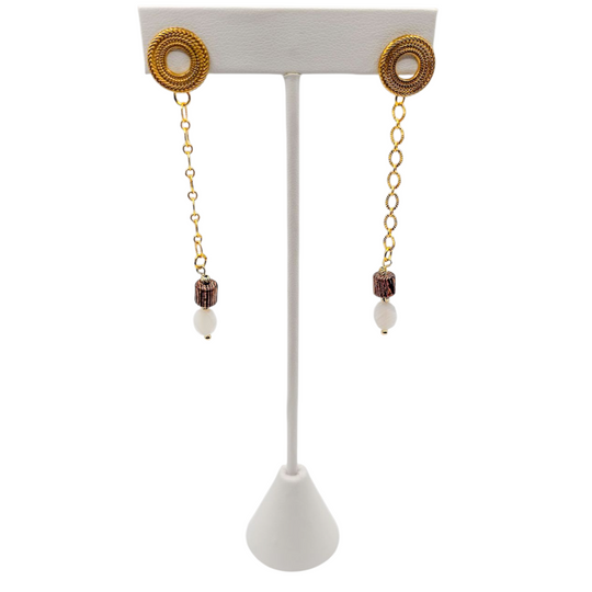 Boucles d’oreilles Éclat doré