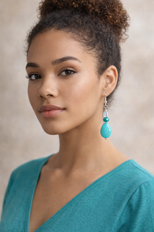 Boucles d'oreilles Turquoise