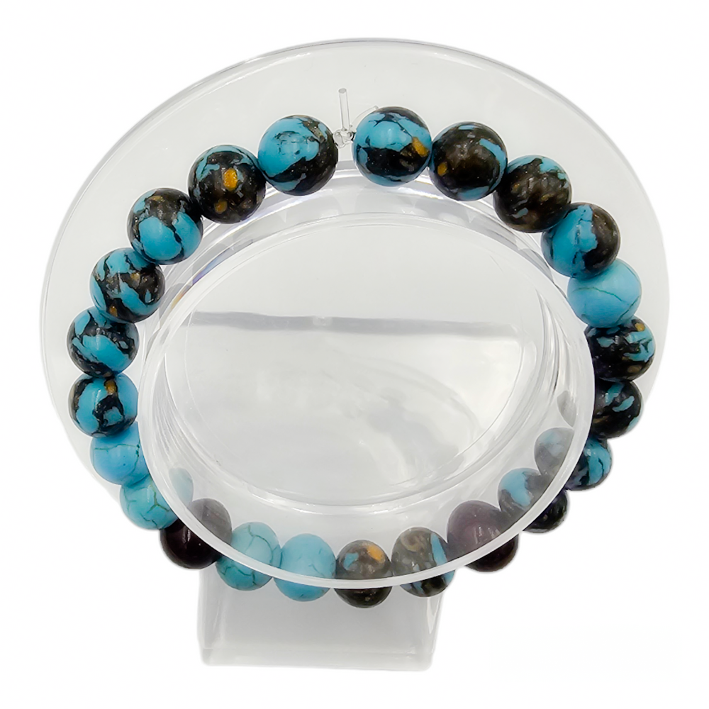 Bracelet en perles turquoise