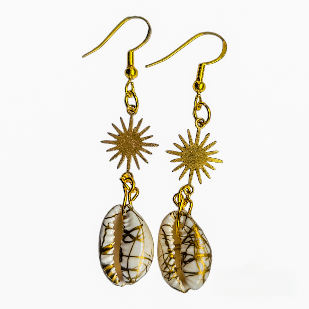 Cowrie earrings