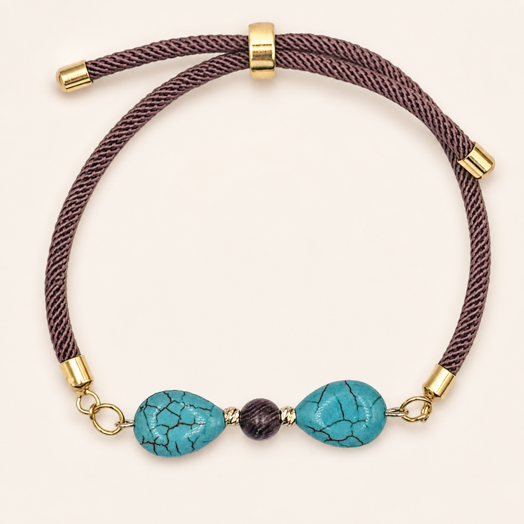 Bracelet ajustable Turquoise