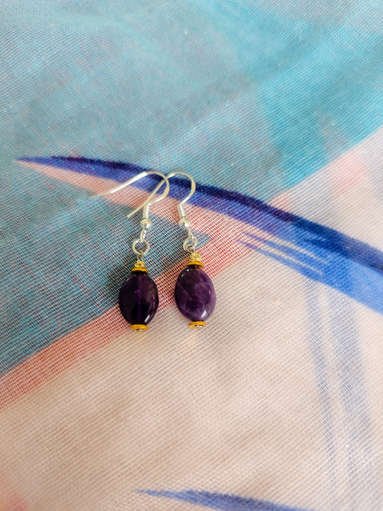 Boucles d'oreilles Améthyste