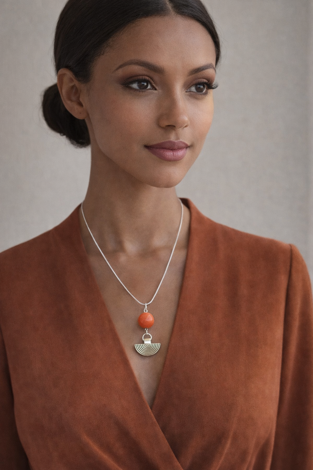 Collier Luna Corail