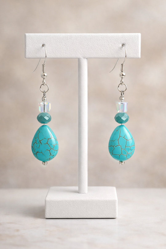 Boucles d'oreilles Turquoise