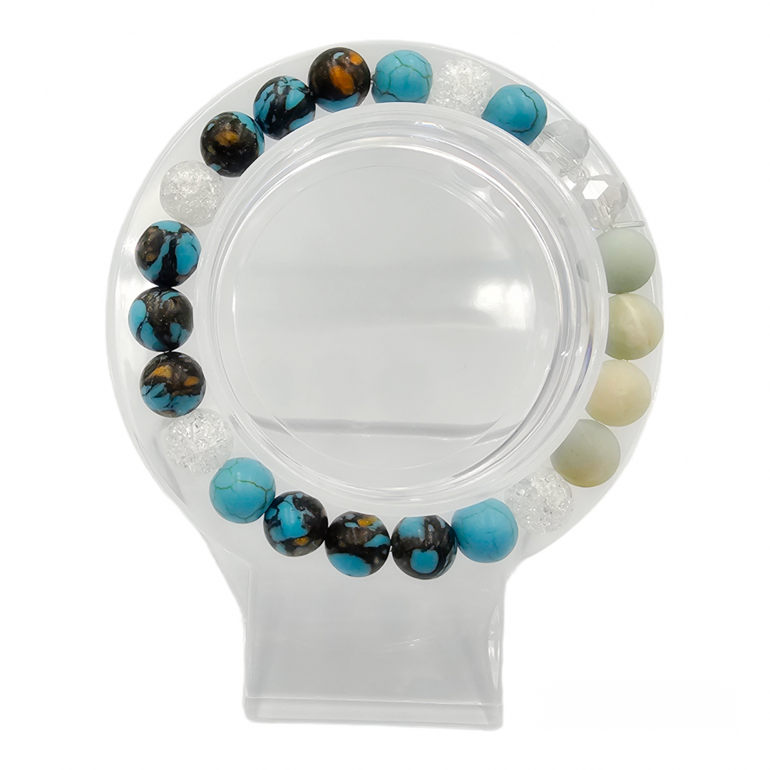 Bracelet en perles turquoise