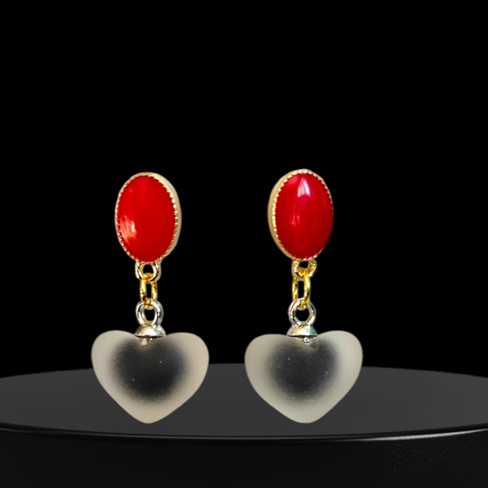 Boucles d'oreilles coeurs étourdis